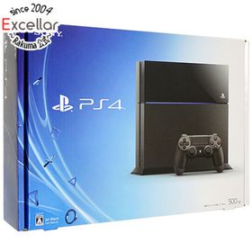 プレイステーション4(PlayStation4)のSONY プレイステーション4 500GB ブラック CUH-1100AB01 コントローラーなし 元箱あり(家庭用ゲーム機本体)