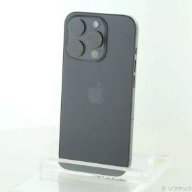 〔中古品〕 iPhone15 Pro 256GB ブラックチタニウム MTUC3J／A SIMフリー【297】