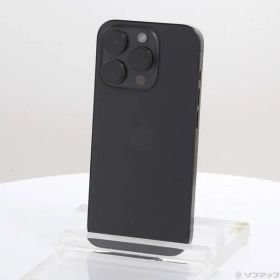 〔中古品〕 iPhone15 Pro 512GB ブラックチタニウム MTUH3J／A SIMフリー【377】