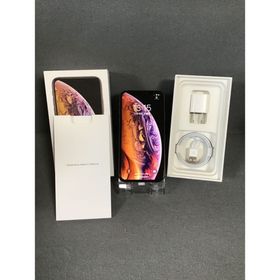 アップル(Apple)の超美品 国内版 SIMフリー iPhoneXS 64GB ゴールド色(スマートフォン本体)