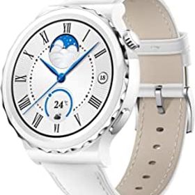 HUAWEI WATCH GT 3 Pro 43mm スマートウォッチ 超高強度ナノ結晶セラミックケース サファイアガラス 7日間連続使用バッテリー 1.32インチAMOLED フリーダイビングモード ワイヤレス急速充電 Bluetooth通話 クラシ
