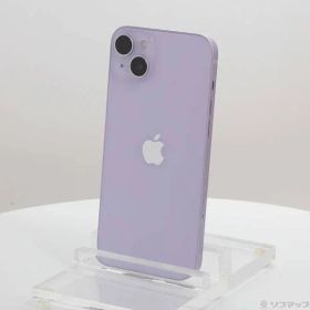 〔中古品〕 iPhone14 Plus 128GB パープル MQ4E3J／A SIMフリー【297】