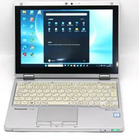 中古 フルHD対応WUXGA タッチ 10.1インチ Panasonic Let's Note CF-RZ6RFRVS Windows11 七世代Core i5-7Y57 8GB 爆速256GB-SSD カメラ LTE 無線 Office付き Win11【中古ノートパソコン 中古パソコン 中古PC】送料無料 あす楽対応 即日発送（Windows10も対応可能 Win10）