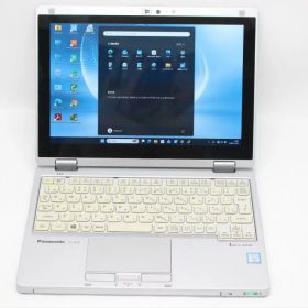 中古 フルHD対応WUXGA タッチ 10.1インチ Panasonic Let's Note CF-RZ6RFRVS Windows11 七世代Core i5-7Y57 8GB 爆速128GB-SSD カメラ 無線 Office付き Win11【中古ノートパソコン 中古パソコン 中古PC】送料無料 あす楽対応 即日発送（Windows10も対応可能 Win10）