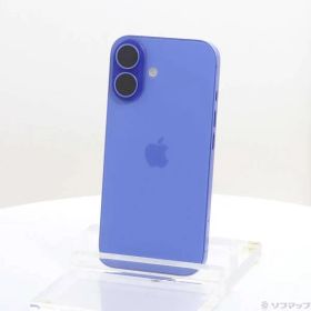 〔中古品〕 iPhone16 256GB ウルトラマリン MYE03J／A SIMフリー【377】