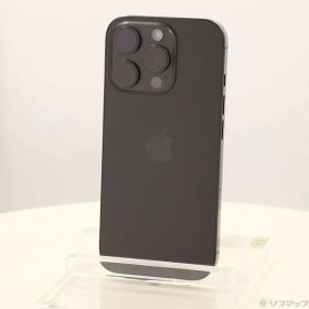 〔中古品〕 iPhone16 Pro 128GB ブラックチタニウム MYMV3J／A SIMフリー【344】