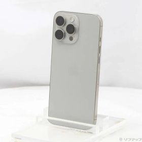〔中古品〕 iPhone16 Pro Max 256GB ナチュラルチタニウム MYWK3J／A SIMフリー【377】