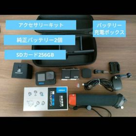 GoPro HERO11 BLACK アクセサリー+バッテリー充電+SDカード付