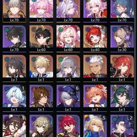 キャストリス＋餅武器、キュレネ＋餅武器、ヒアンシー＋餅武器、トリビー | 崩壊スターレイル(崩スタ)のアカウントデータ、RMTの販売・買取一覧