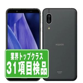 【中古】 AQUOS sense3 basic SHV48 ブラック SIMフリー 本体 UQモバイル スマホ シャープ 【あす楽】 【保証あり】 【送料無料】 shv48ubk7mtm