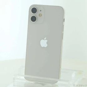 〔中古品〕 iPhone12 mini 64GB ホワイト MGA63J／A SIMフリー【377】