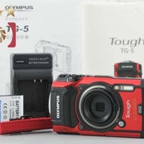 【中古】OLYMPUS オリンパス TOUGH TG-5 レッド コンパクトデジタルカメラ シャッター回数僅少 元箱付き