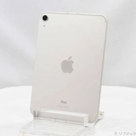 〔中古品〕 iPad mini 第6世代 64GB スターライト MK8C3J／A SIMフリー【269】