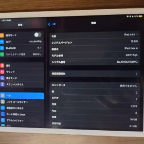 Apple iPad mini 4 Wi-Fi+Cellularモデル 16GB