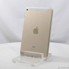 〔中古品〕 iPad mini 4 128GB ゴールド MK782J／A SIMフリー【258】