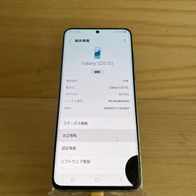 ジャンク Samsung Galaxy S20 5G 本体 K113