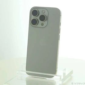 〔中古品〕 iPhone16 Pro 256GB ナチュラルチタニウム MYN33J／A SIMフリー【348】