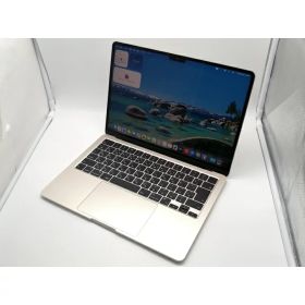 【中古】Apple MacBook Air 13インチ M3(CPU:8C/GPU:8C) 8GB/256GB スターライト MRXT3J/A (13インチ, M3, 2024)【博多】保証期間1ヶ月【ランクA】