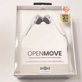 【新品未使用】SHOKZ OPENMOVE ワイヤレス骨伝導ヘッドフォン 白
