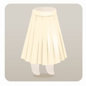 レザープリーツスカート・白 | リヴリーアイランドのアイテム、RMTの販売・買取一覧