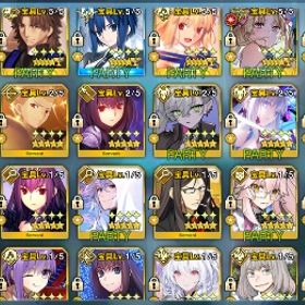 引退 ☆5 91種 超育成 シエル先輩5 アルクェイド5 オベロン オルガマリー | FGOのアカウントデータ、RMTの販売・買取一覧