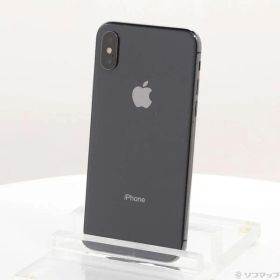 〔中古品〕 iPhoneX 64GB スペースグレイ NQAX2J／A SoftBank【269】