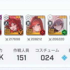 マリウシュ様(専用) | 勝利の女神NIKKE(メガニケ)のアカウントデータ、RMTの販売・買取一覧