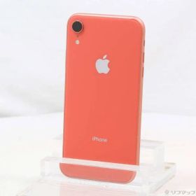 〔中古品〕 iPhoneXR 64GB コーラル MT0A2J／A SIMフリー【276】