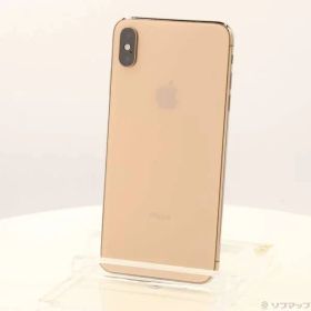 〔中古品〕 iPhoneXS Max 64GB ゴールド MT6T2J／A SIMフリー【305】