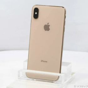 〔中古品〕 iPhoneXS Max 64GB ゴールド MT6T2J／A SIMフリー【258】