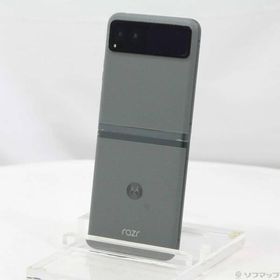 〔中古〕Motorola(モトローラ) motorola razr 40s 256GB セージグリーン A303MO Softbank SIMフリー 〔ネットワーク利用制限▲〕〔377-ud〕