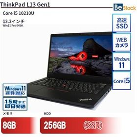中古 ノートパソコン Lenovo レノボ ThinkPad L13 Gen1 20R4S02900 Core i5 メモリ：8GB 6ヶ月保証