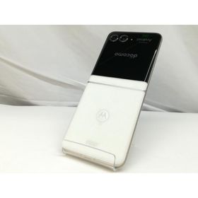 【中古】MOTOROLA docomo 【SIMフリー】 motorola razr 50d ホワイトマーブル 8GB 256GB M-51E【札幌】保証期間１ヶ月【ランクA】