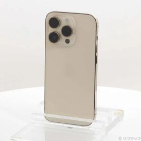 〔中古品〕 iPhone14 Pro 128GB ゴールド MQ073J／A SIMフリー【297】