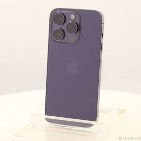 〔中古品〕 iPhone14 Pro 256GB ディープパープル MQ1E3J／A SIMフリー【297】
