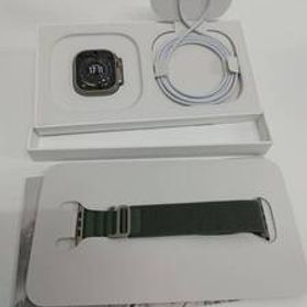 【良品】Apple Watch Ultra/GPS+セルラー/49mm/A2684/チタニウム〈MQFP3J/A〉