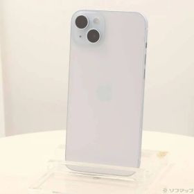 〔中古品〕 iPhone15 Plus 128GB ブルー MU0D3J／A SIMフリー【344】