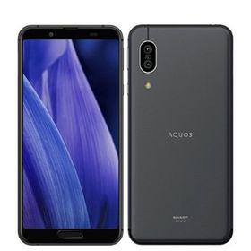 【中古】 AQUOS sense3 basic SHV48 ブラック shv48ubk7mtm