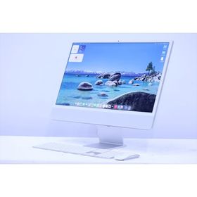 即配 良品 4.5K美麗液晶 最新OS iMac 2021 Apple M1 16G 256G 24.0Retina 4.5K Mac OS 26 Tahoe オールインワン AAA評価