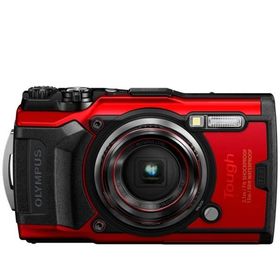 オリンパス OLYMPUS Tough TG-6 レッド Wi-Fi GPS搭載 防水 防塵 耐衝撃 耐荷重 耐低温 耐結露 コンパクトデジタルカメラ コンデジ 中古