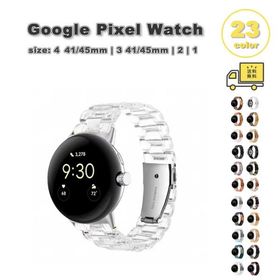 グーグル ピクセル ウォッチ 樹脂 マーブル バンド バックル 全23色 Google Pixel Watch 4 / 3 / 2 /1 41mm | 4 / 3 45mm 替えベルト スマートウォッチ 送料無料