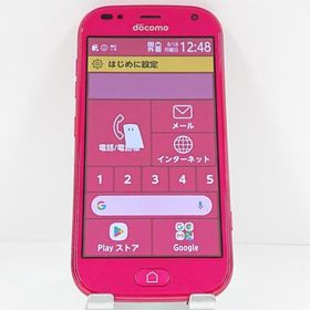 らくらくスマートフォン me F-01L ドコモ ピンク 送料無料 即決 本体 c13971