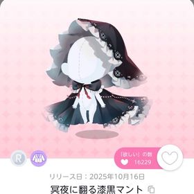 冥夜に翻る漆黒マント 双子分 | ポケコロツイン(ポケツイ)のアイテム、RMTの販売・買取一覧