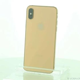〔中古品〕 iPhoneXS 256GB ゴールド MTE22J／A SIMフリー【262】