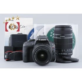 【中古】Canon キヤノン EOS Kiss X7 + EF-S 18-55mm f/3.5-5.6 IS II + EF-S 55-250mm f/4-5.6 IS II