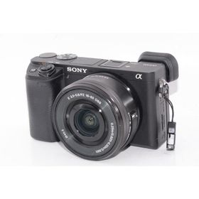 【中古】【外観並級】ソニー ミラーレス一眼 α6400 パワーズームレンズキット E PZ 16-50mm F3.5-5.6 OSS ブラック ILCE-6400L B