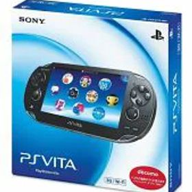 【中古】PSVITAハード PlayStation Vita本体<<3G / Wi-Fiモデル>>(クリスタル・ブラック)[初回限定版][PCH-1100 AA01]