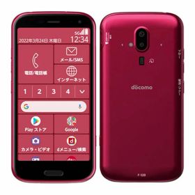 【中古】【安心保証】 FCNT らくらくスマートフォン F-52B[64GB] docomo ピンク