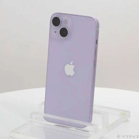 〔中古品〕 iPhone14 128GB パープル MPUY3J／A SIMフリー【269】
