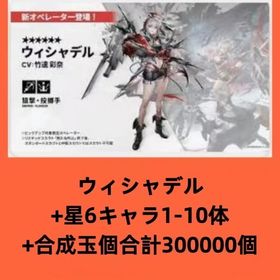 ウィシャデル+星6キャラ1-10体+合成玉個合計300000個 | アークナイツのアカウントデータ、RMTの販売・買取一覧